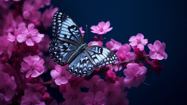 Schöner Schmetterling in der Natur