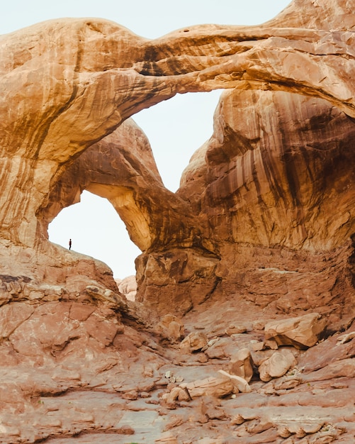 Kostenloses Foto schöner schuss von grand canyon felsen
