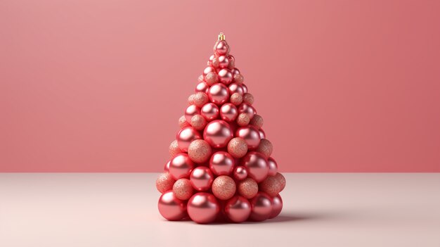 Schöner Weihnachtsbaum im Studio