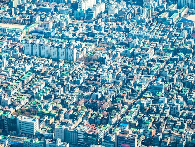 Schönes Architekturgebäude in Seoul-Stadt