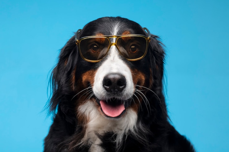 Kostenlose Foto schönes haustierportrait des hundes