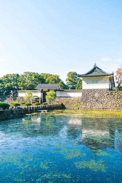 Schönes Kaiserpalastgebäude in Tokio