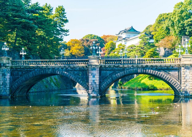 Schönes Kaiserpalastgebäude in Tokio