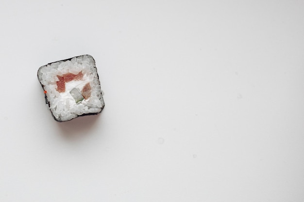 Schönes leckeres Sushi Sushi-Lieferung Werbung für Sushi-Rollen aus Fisch und Käse