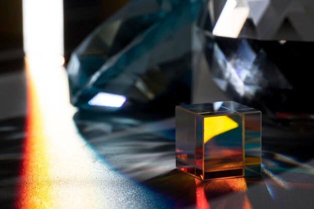 Schönes Prismenlichtkonzept