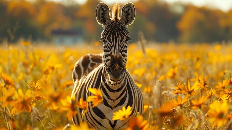 Schönes Zebra in der Wildnis