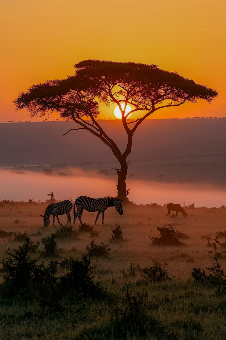 Kostenlose Foto schönes zebra in der wildnis
