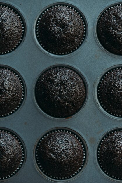 Schokoladen-Cupcakes in der Dose