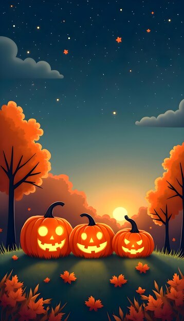 Schrecklicher Halloween-Hintergrund