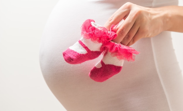 Schuhe für das ungeborene Baby