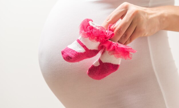 Schuhe für das ungeborene Baby