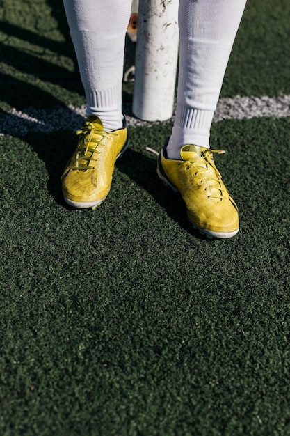 Schuhe von Fußballspieler