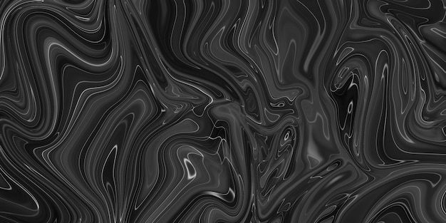 Kostenloses Foto schwarzer marmor tinte textur acryl gemalte wellen textur hintergrundmuster kann für tapeten oder hautwandfliesen luxuriös verwendet werden