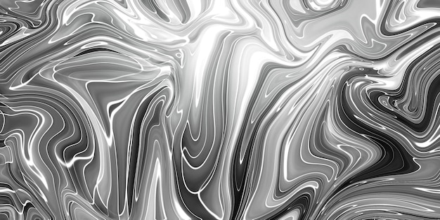 Schwarzer Marmor Tinte Textur Acryl gemalte Wellen Textur Hintergrundmuster kann für Tapeten oder Hautwandfliesen luxuriös verwendet werden