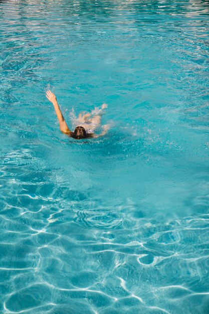 Schwimmen backstroke