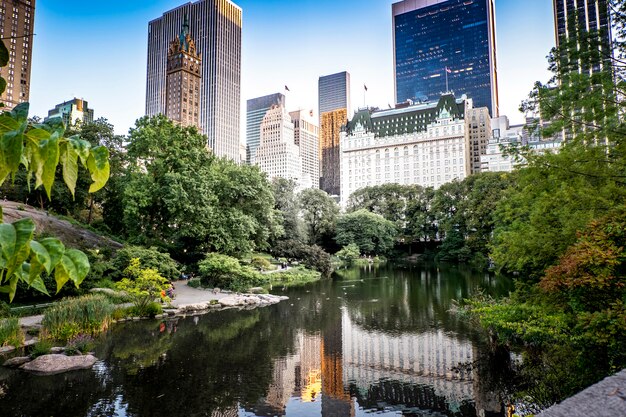 See im Central Park, New York, USA
