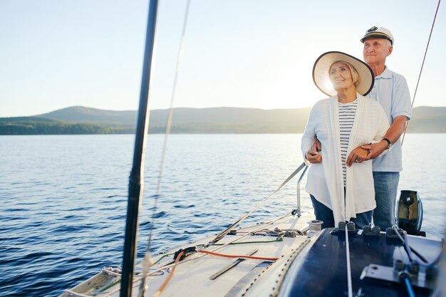 Segeln auf einer Yacht