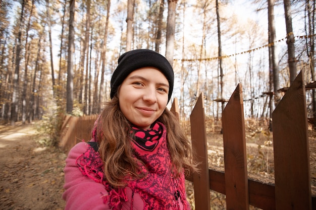 Selfie-Porträt für Videoanruf