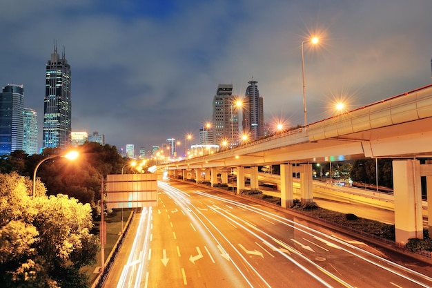 Shanghai Blick auf die Straße