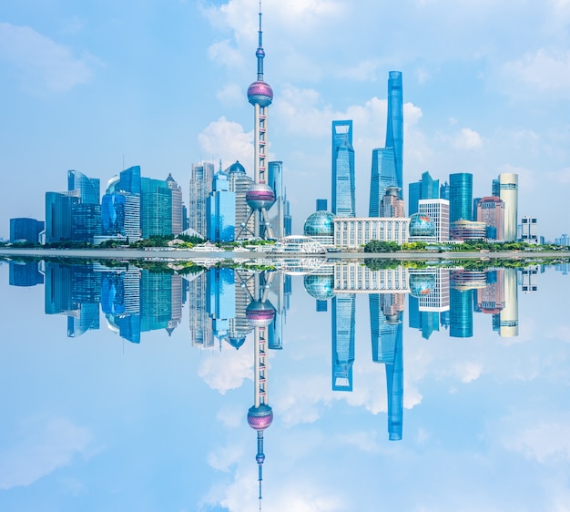 Shanghai Skyline Panorama