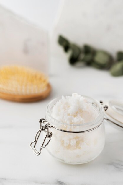 Shea Butter Schönheitsbehandlung Anordnung