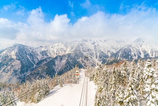 Shinhotaka Ropeway Takayama Gifu, Japan.