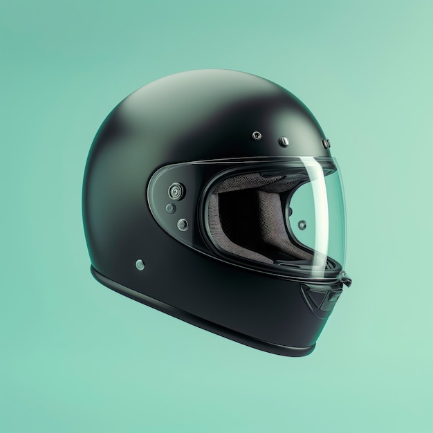 Kostenloses Foto sicherer motorradhelm