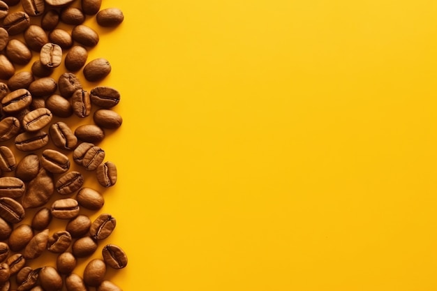 Sicht auf 3D-geröstete Kaffeebohnen
