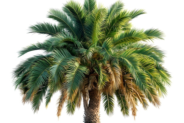 Kostenloses Foto sicht auf palmenarten mit grünem laub