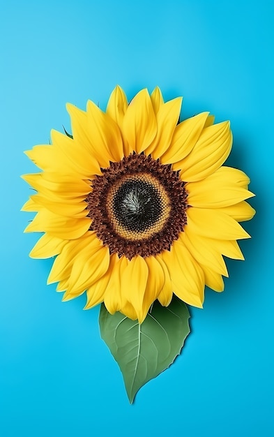 Kostenloses Foto sicht von oben auf sonnenblumen