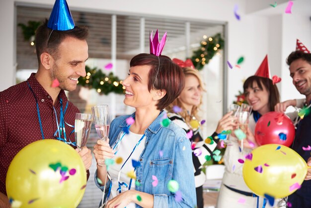 Silvester im Büro