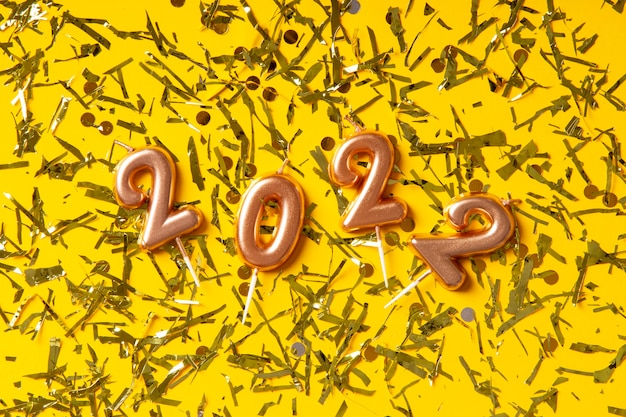 Silvesterparty-Kerzen-Arrangement