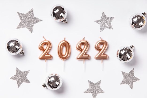 Silvesterparty-Kerzen-Arrangement