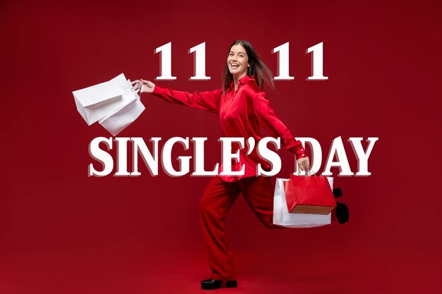 Single's Day Banner-Design