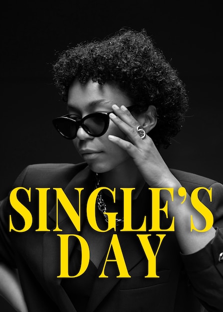 Single's Day Banner-Design