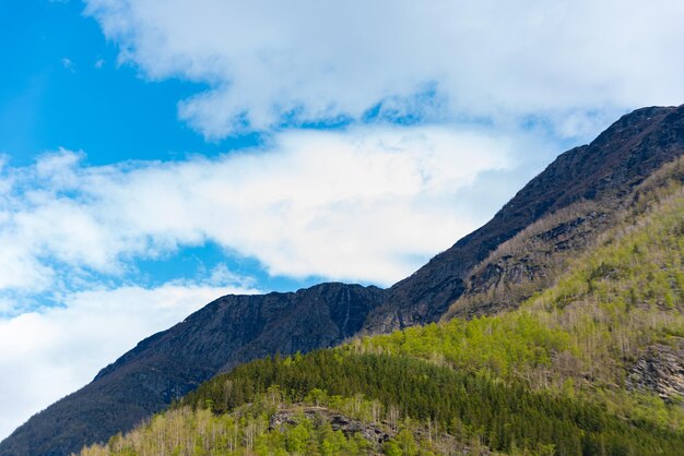 Kostenloses Foto skjolden norwegen 16. mai 2023 berg