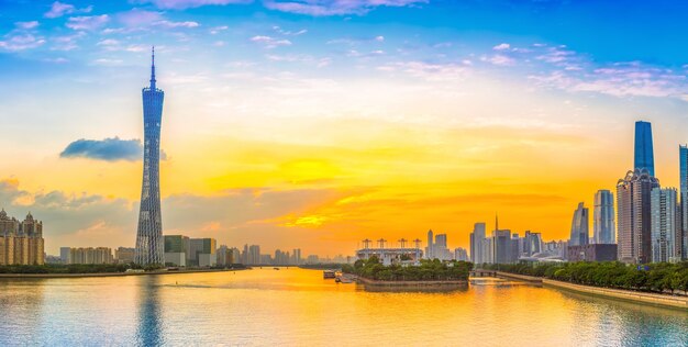 Skyline Zusammensetzung chinesischen TV-Ansicht