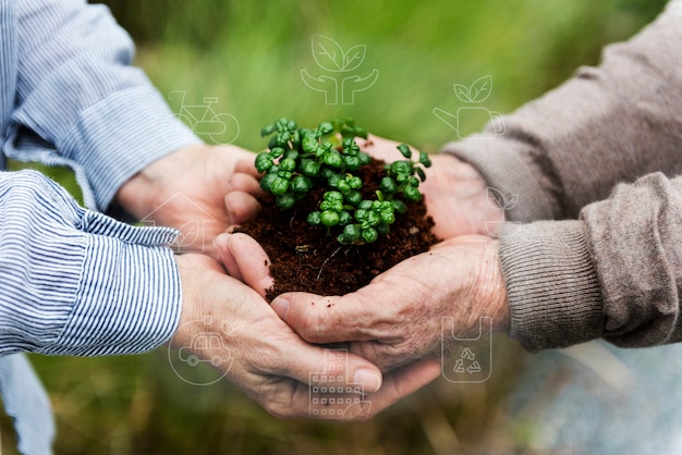 Smart Farming 5.0 Grünpflanzenprodukt Agrartechnologie