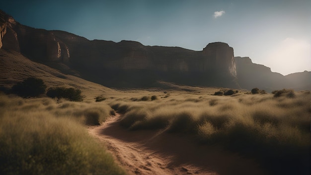 Kostenloses Foto sonnenaufgang über sanddünen im capitol reef nationalpark, usa