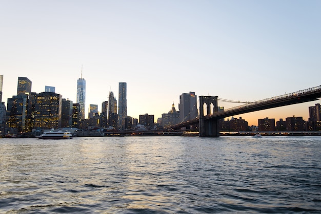 Sonnenuntergang in Manhattan