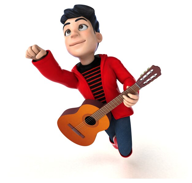 Spaß 3D Cartoon Teenager