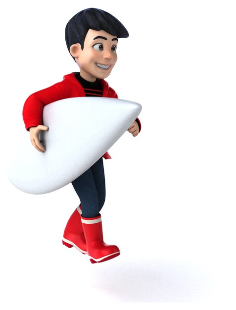 Spaß 3D Cartoon Teenager