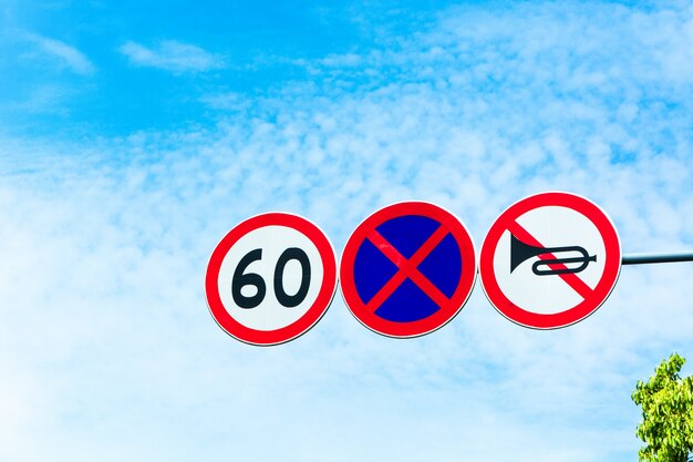 Speed ​​Limit Zone Warnung Verkehrsschild