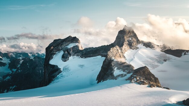 Spitze des Gletschers