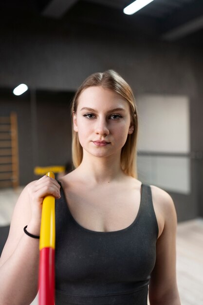 Sportlertraining mit Hula-Hoop