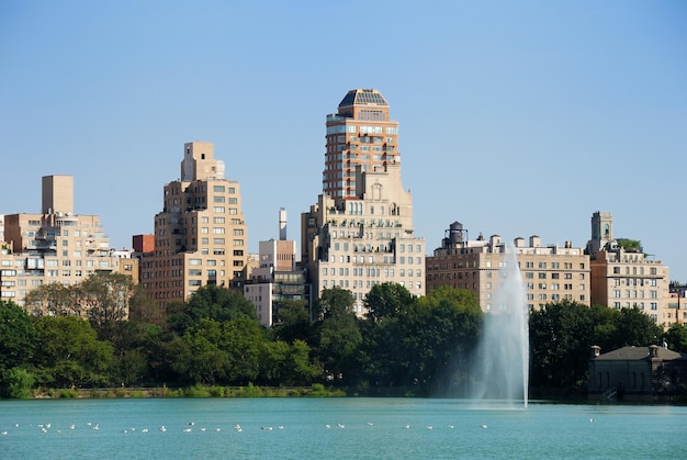 Springbrunnen im New Yorker Central Park