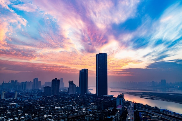 Stadt Skyline mit Stadtbild