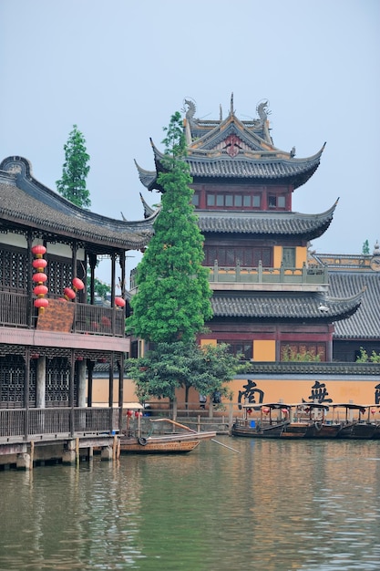 Kostenloses Foto stadt zhujiajiao in shanghai