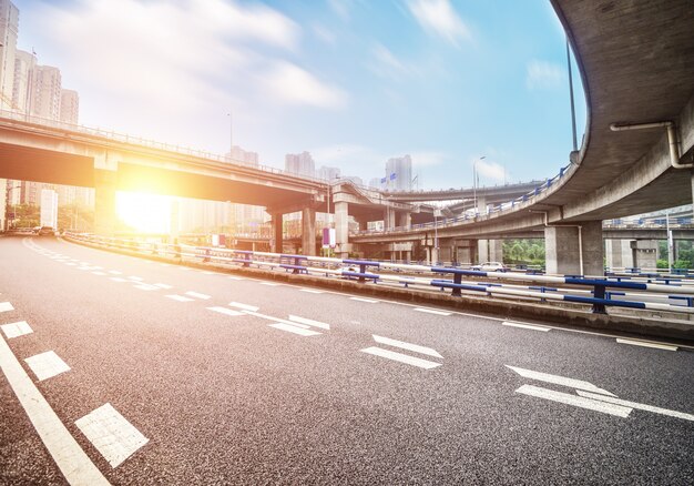 Stadtansicht von der Autobahn