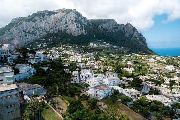 Stadtbild von Capri Italien